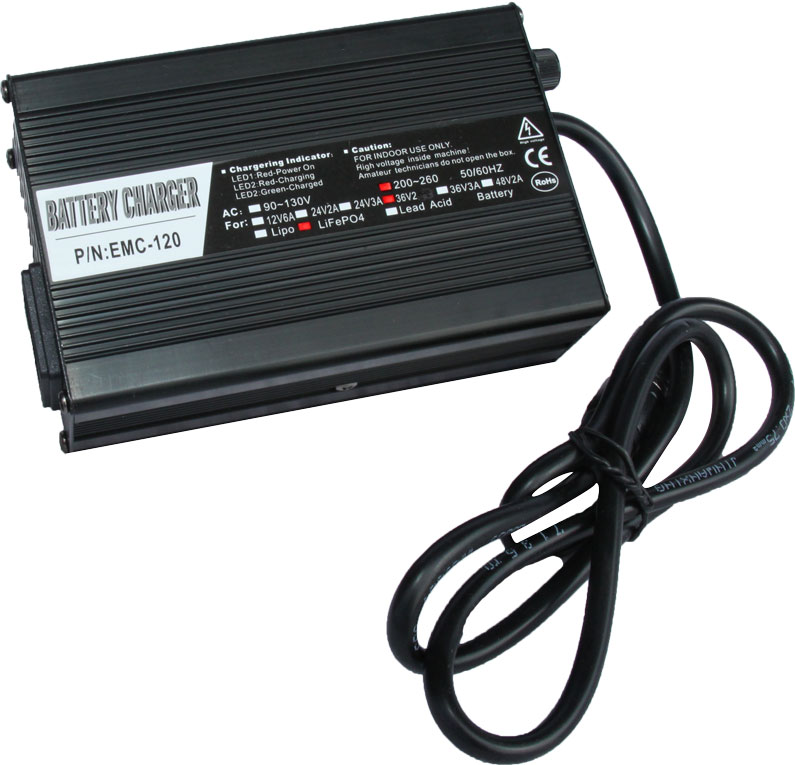 Lithium Ladegerät LiFePo4 36V / 2A